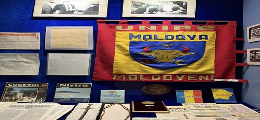 Flagge Republik Moldau aus dem Militärmuseum in Chișinău-2026